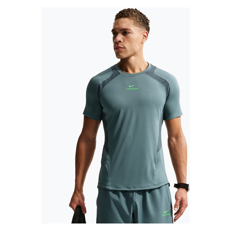 Pánské tréninkové tričko Nike Pro Training Dri-Fit mineral slate