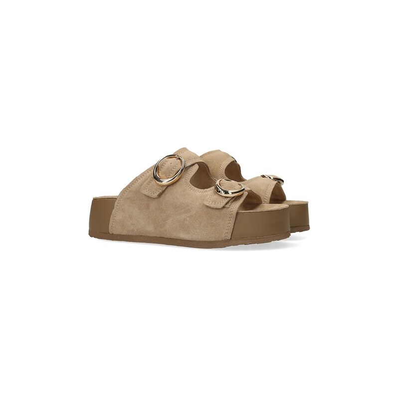 Mexx pantofle dámské semišové TULAYA SCARLETT Sandal