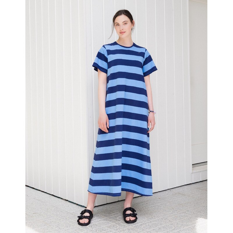 Studio Nila Šaty Hannah Blue Stripe XS
