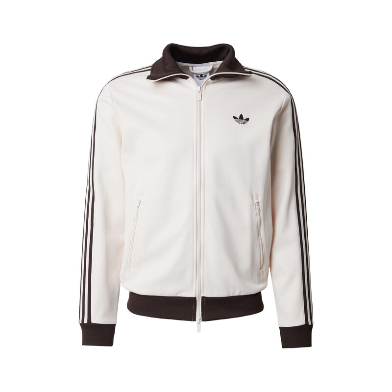 ADIDAS ORIGINALS Mikina Classic tmavě hnědá / offwhite