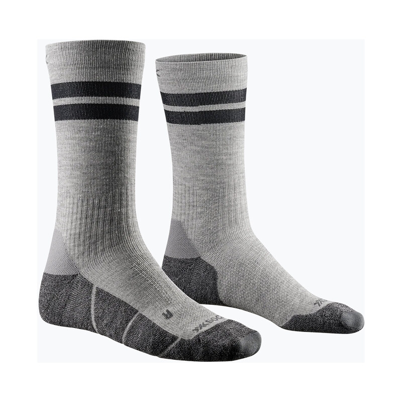 Ponožky X-Socks I Core Natural Graphics Crew grey