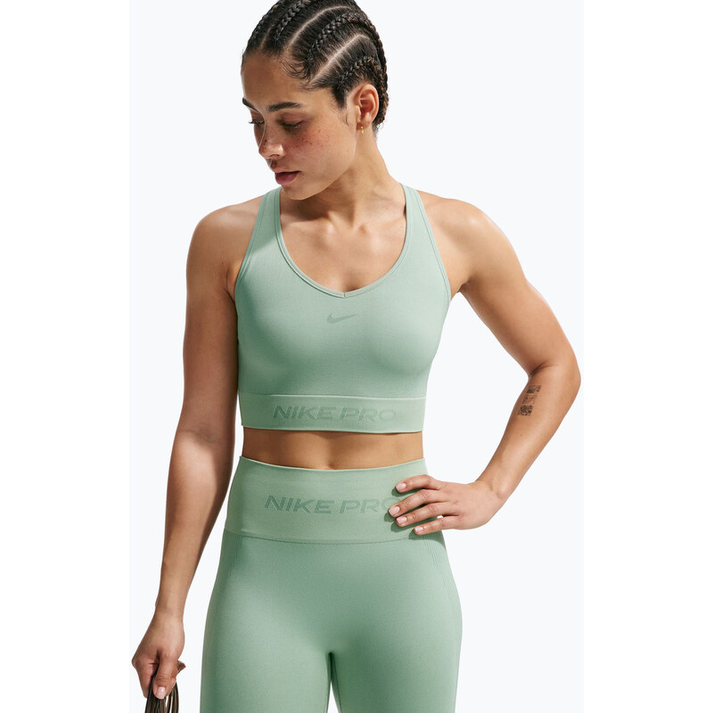 Tréninkový top Nike Pro Seamless Dri-Fit Cropped steam