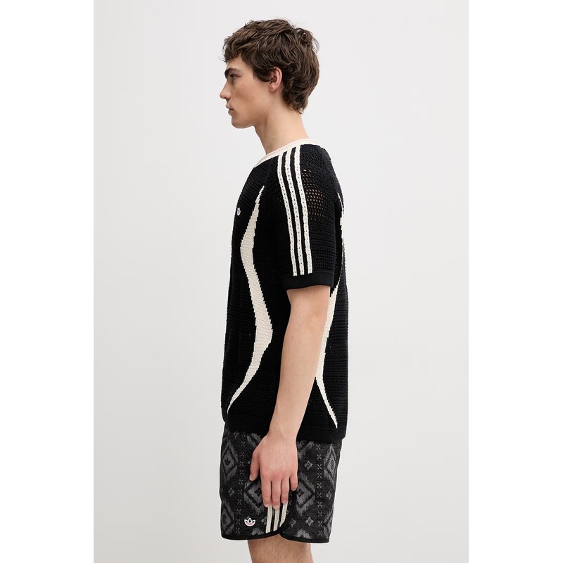adidas Originals CLOT x adidas by Edison Chen svetrové tričko s bavlnou pánské