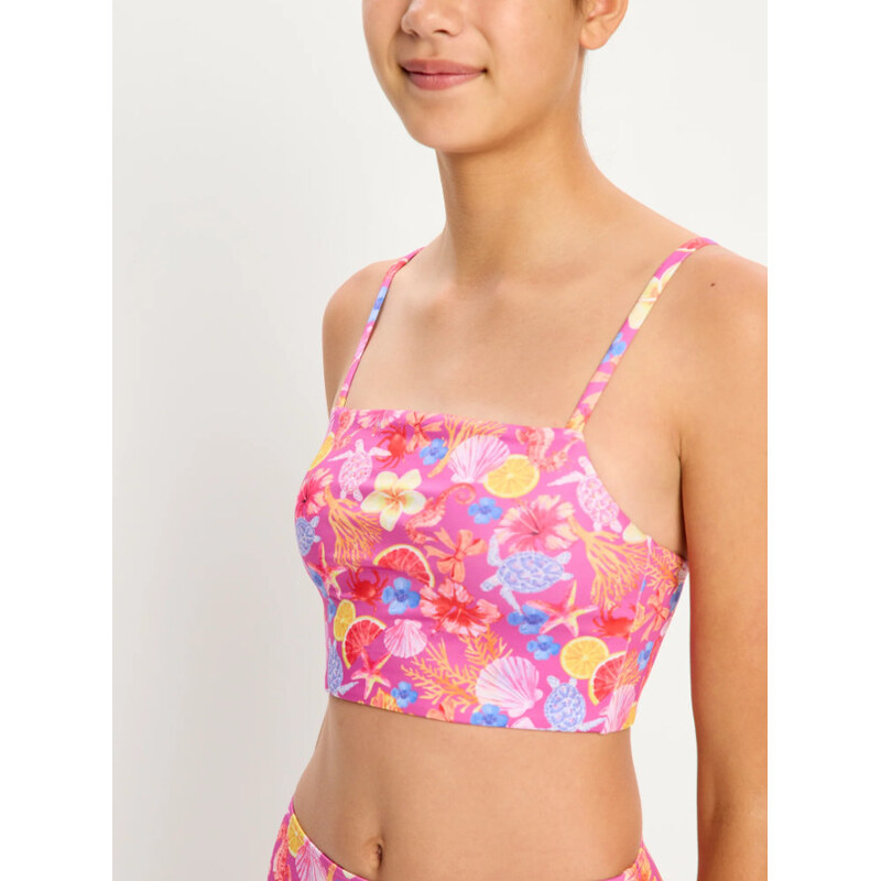 Dívčí plavky Modibodi Marine Dream Teen Swimwear Tankini Top