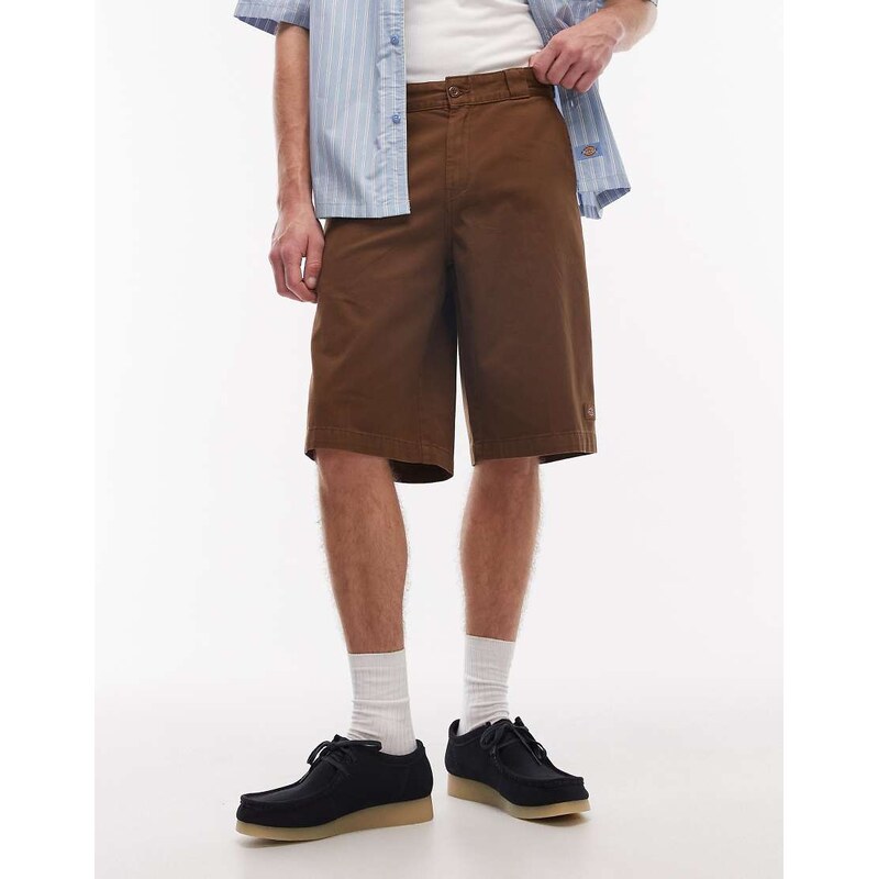 Dickies 247 13 inch work shorts in light brown