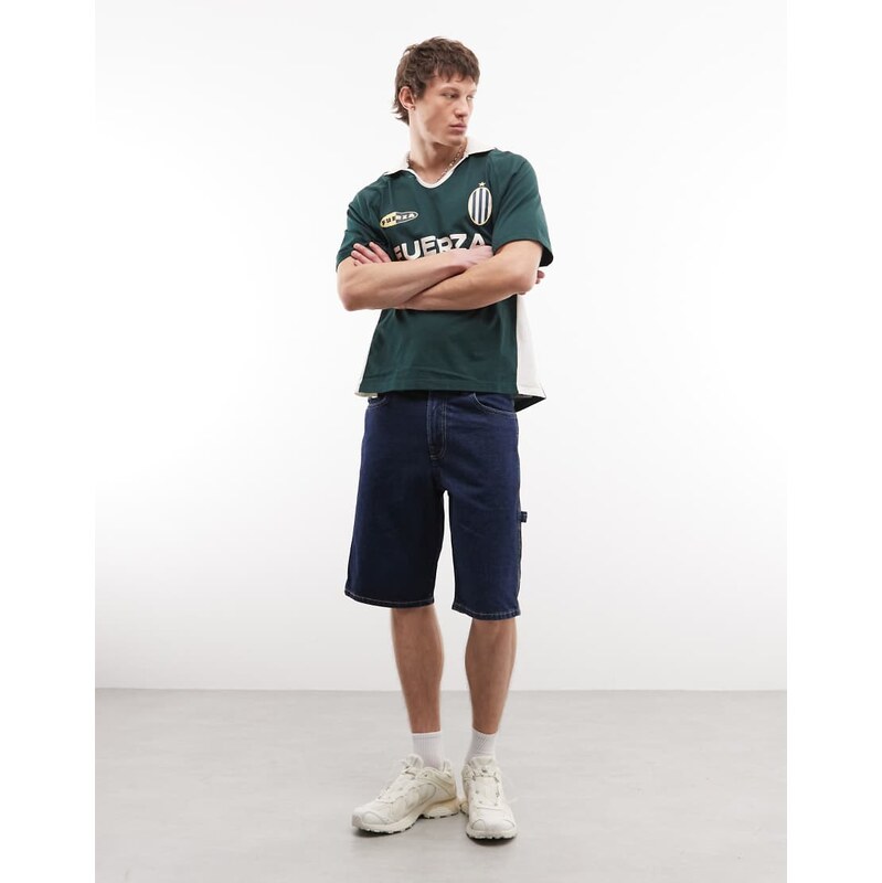 Dickies 1993 11" carpenter jean shorts in dark indigo-Blue