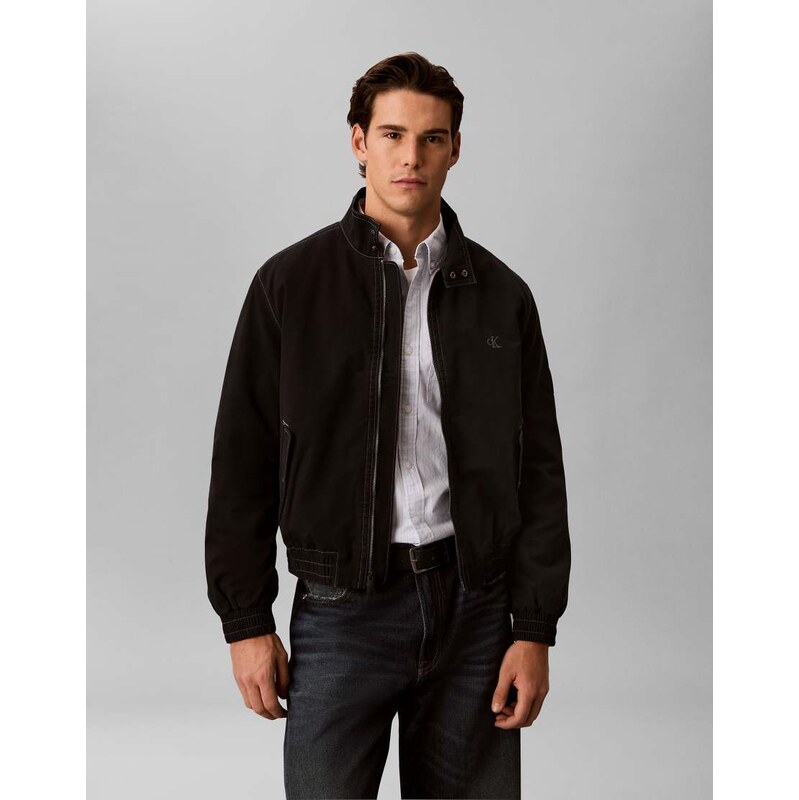 Calvin Klein Jeans padded Harrington jacket with contrast stitch