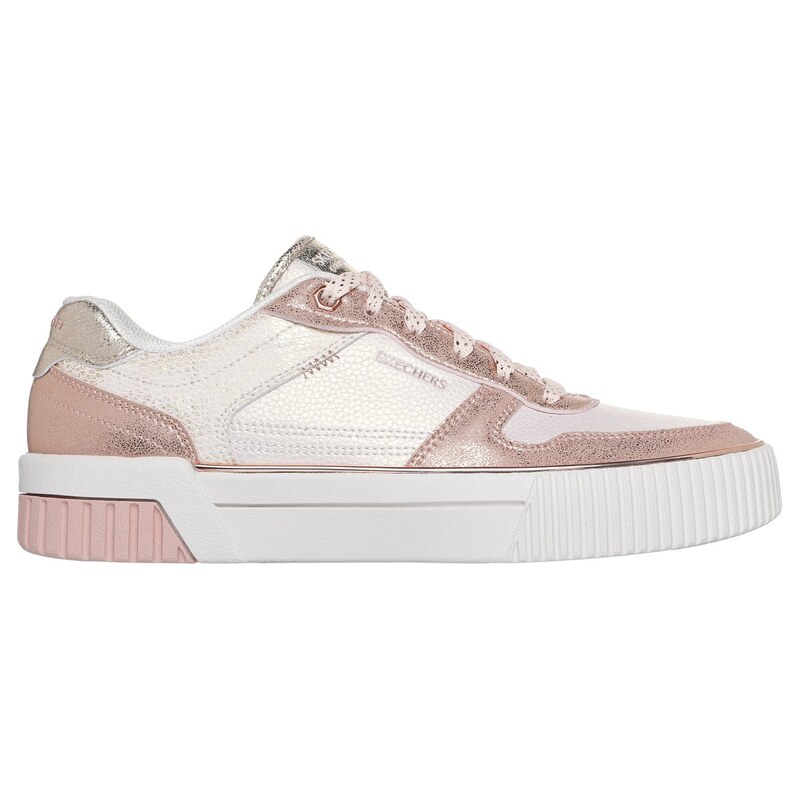 Skechers Ženy Jade - Luminous Spark Shoes v Růžové Zlato,