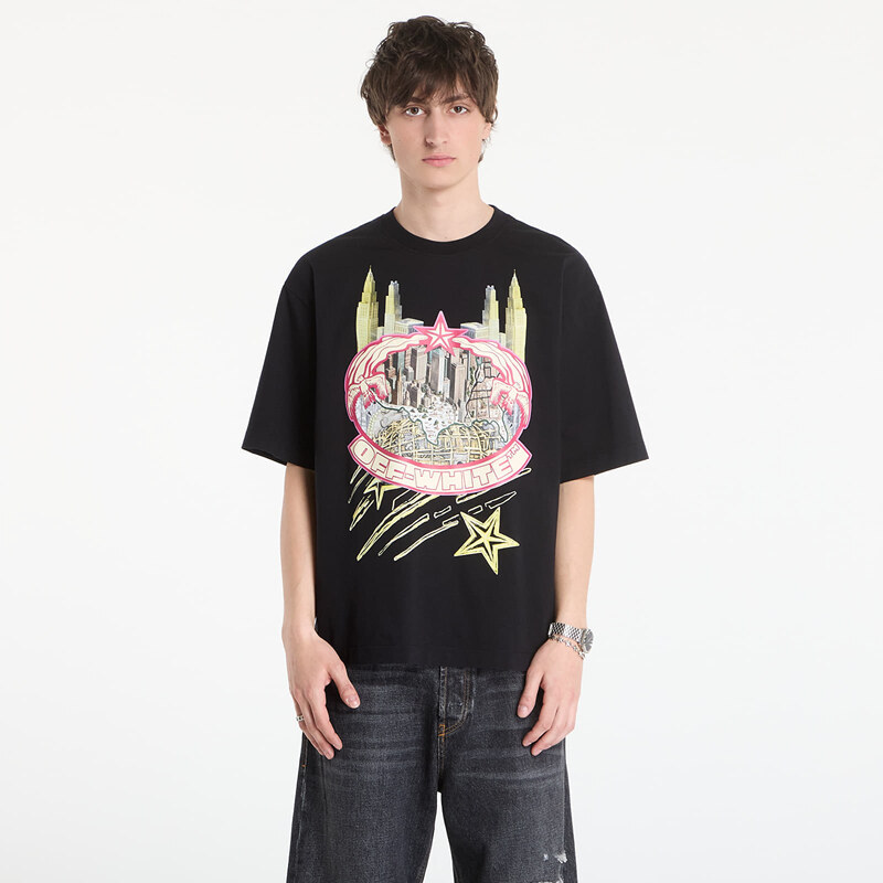 Tričko Off-White Big Frame Wrld Skate S/S Tee Black XL