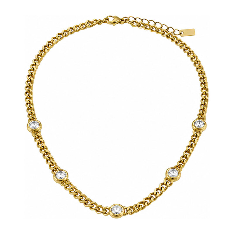 Victoria Filippi Stainless Steel Náhrdelník se zirkony Astrid Gold - 115542825