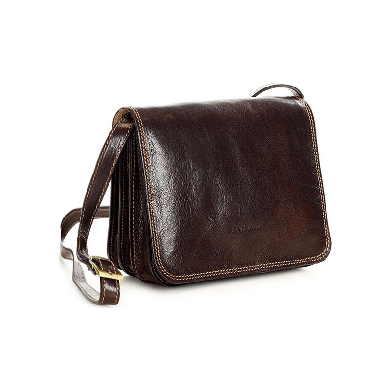MARCO MAZZINI coffee hnědá crossbody kabelka 85885163