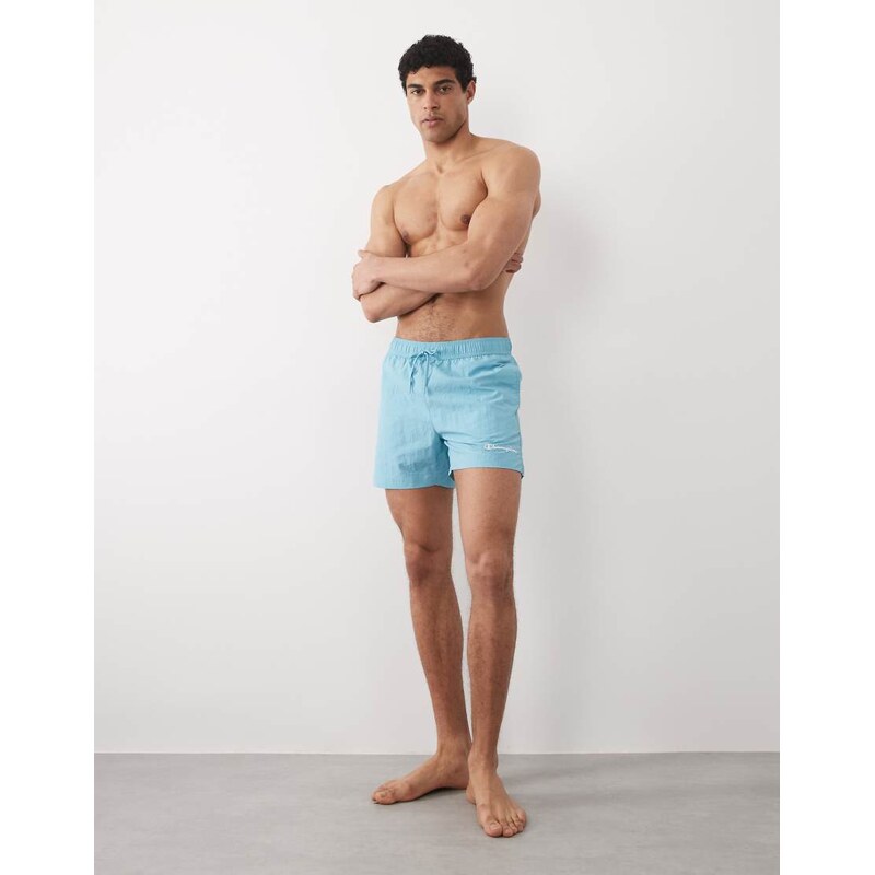 Champion swim shorts in light blue