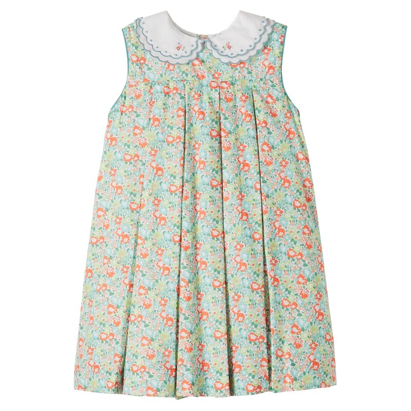 Pepa London Floral pleated cotton dress