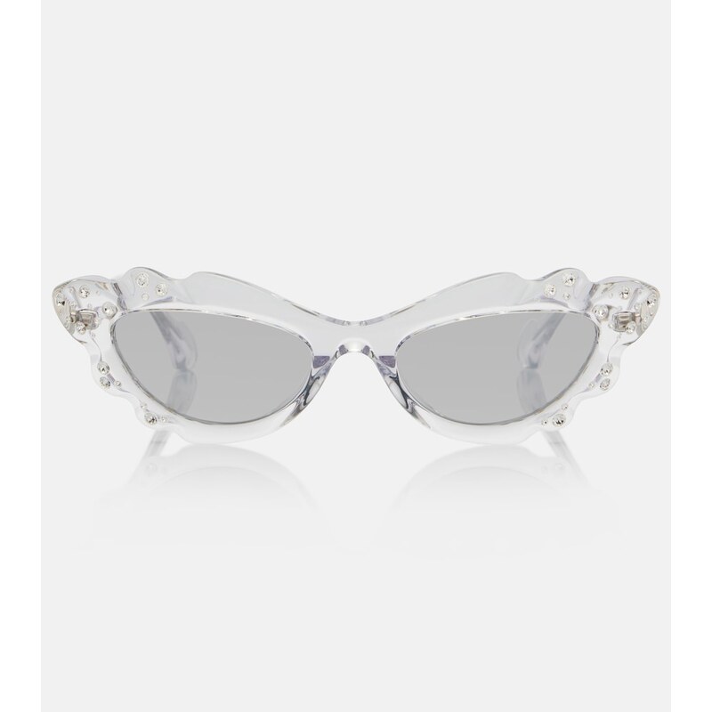 Aquazzura Palm Babe embellished cat-eye sunglasses