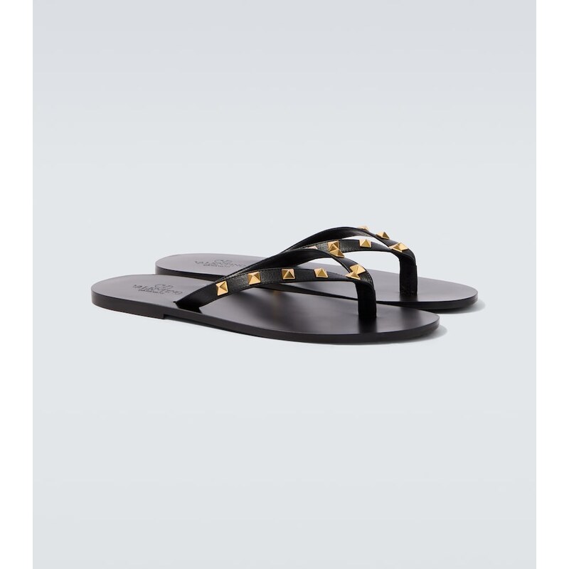 Valentino Garavani Rockstud leather thong sandals