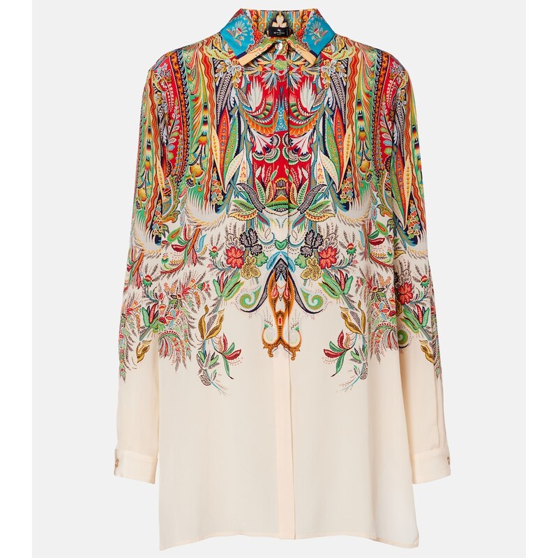 Etro Printed silk shirt