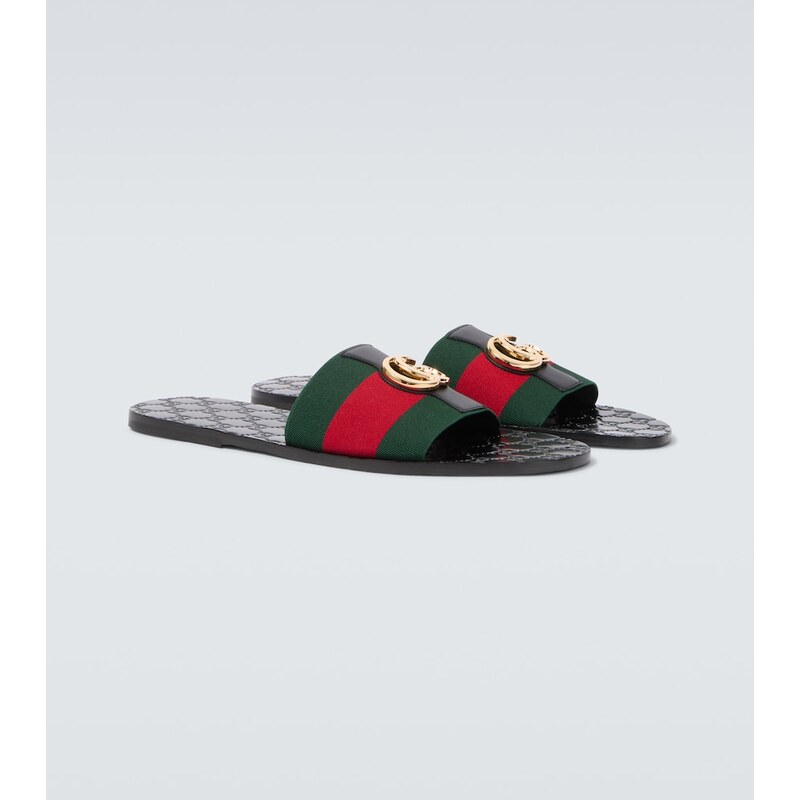 Gucci Riviera Double G slides