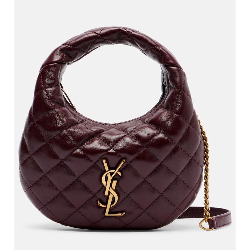 Saint Laurent Icarino Mini quilted leather top-handle bag