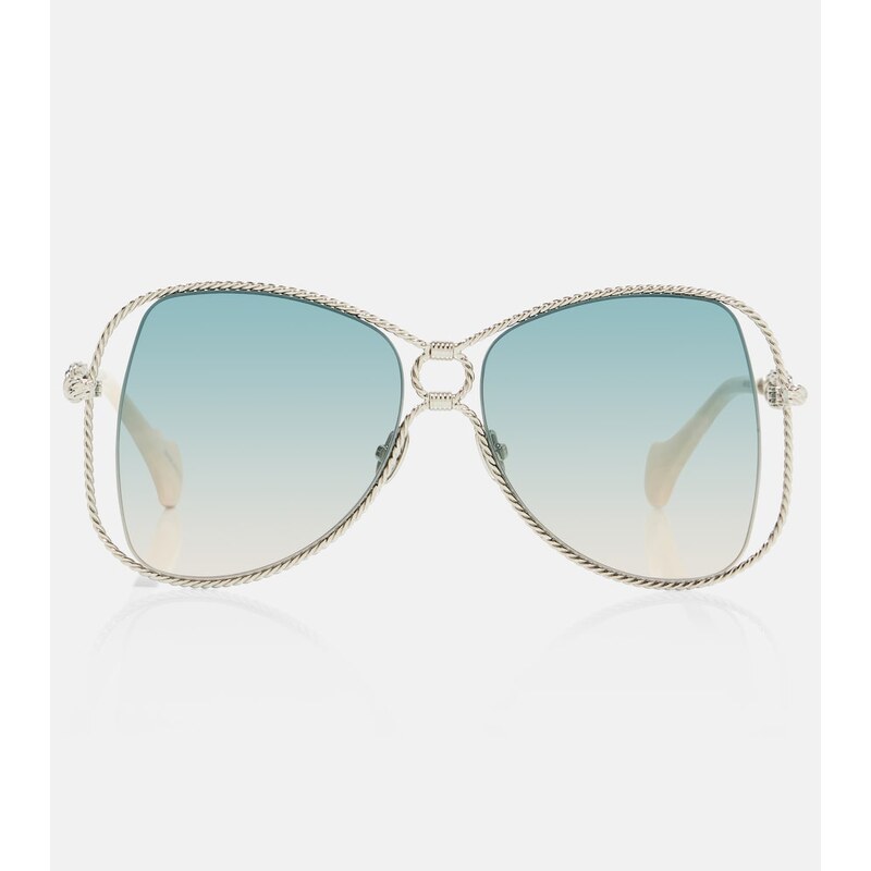 Aquazzura Malibu oversized sunglasses