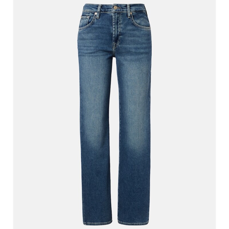 7 For All Mankind Stovepipe straight jeans