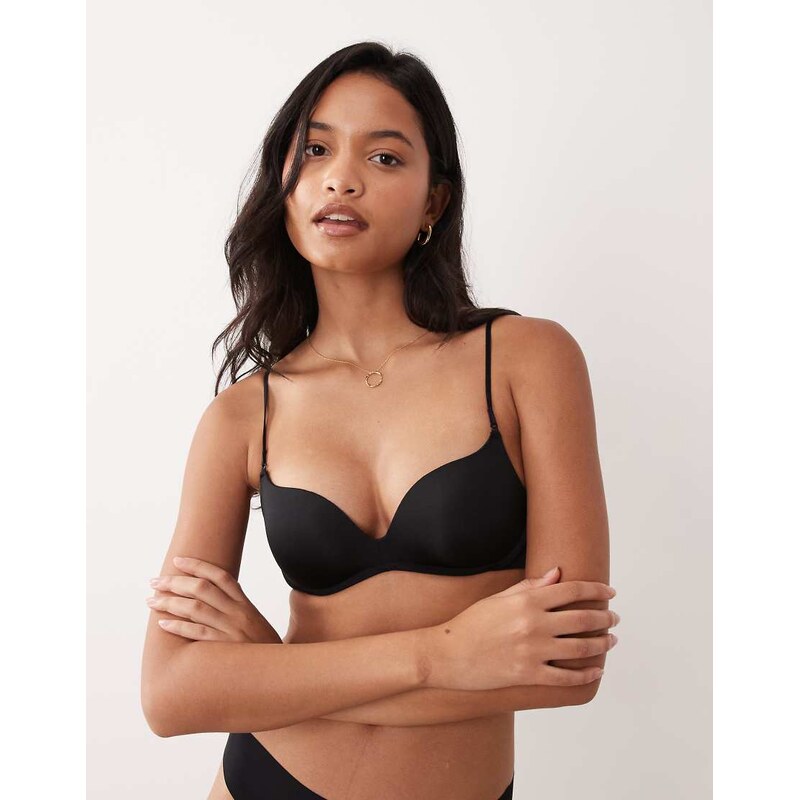 Cotton On wirefree sweetheart bra in black