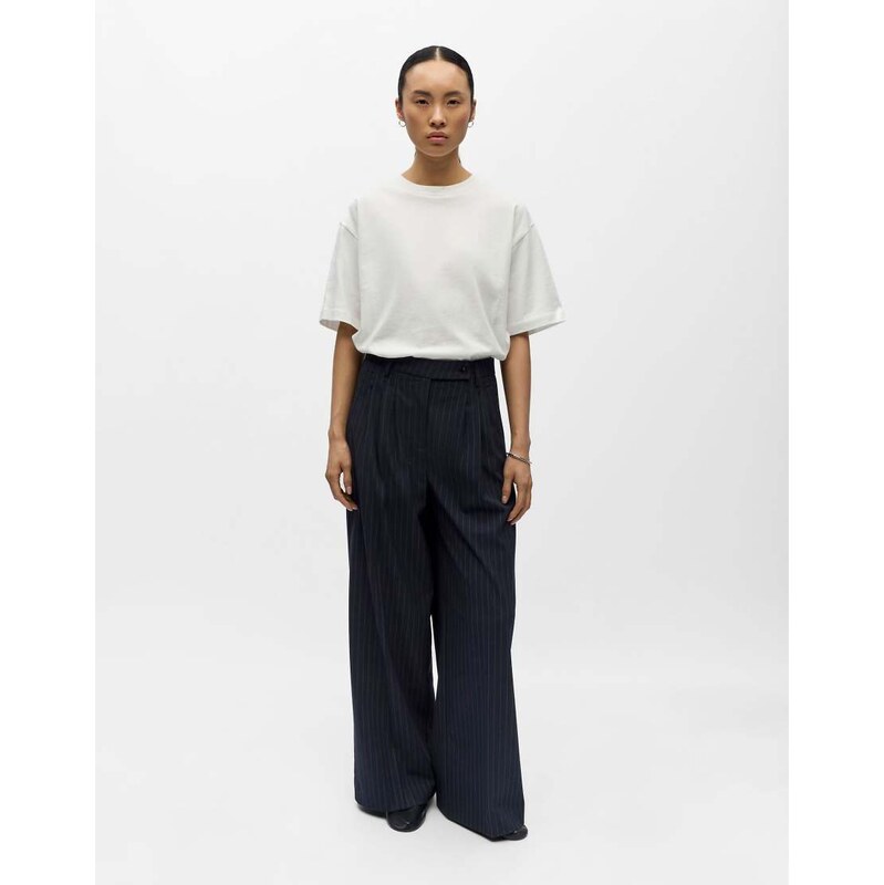 Object Wide-leg trousers in sky captain-Grey 115550056