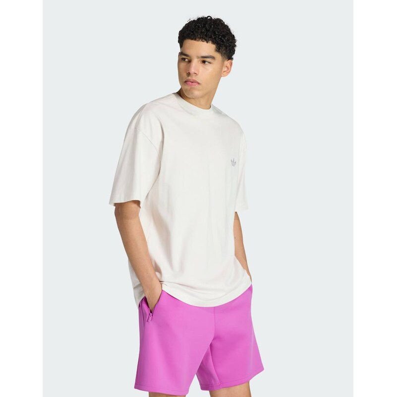 adidas Originals Trefoil essentials spacer loose tee in cloud