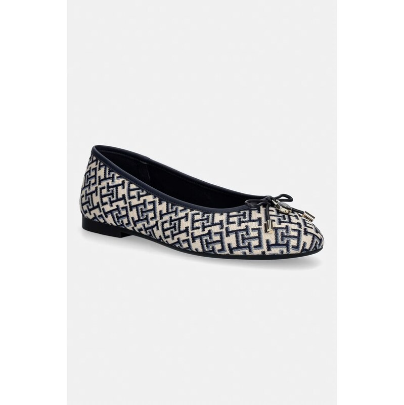 Tommy Hilfiger baleríny TH CHARM JACQUARD BALLERINA