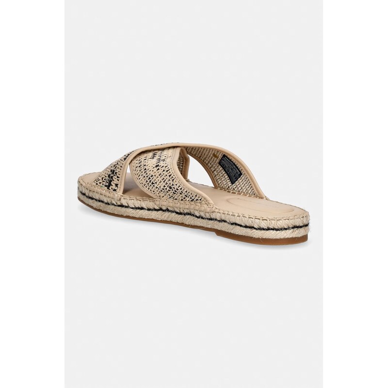 Tommy Hilfiger pantofle dámské ESPADRILLE MULE SANDAL RAFFIA