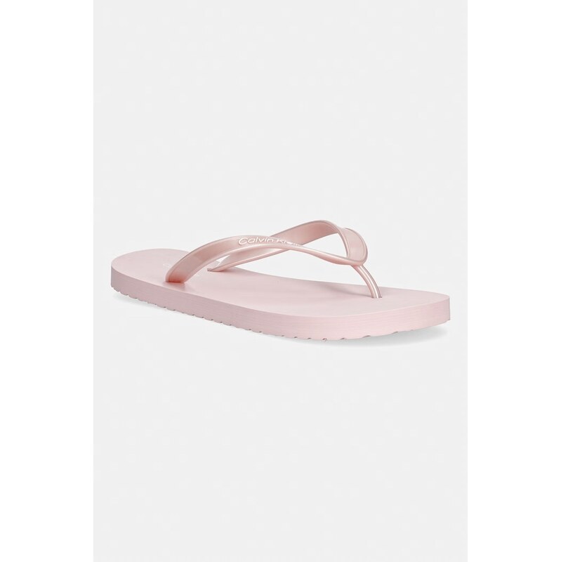 Calvin Klein žabky dámské FLIP FLOP TPU METALLIC 115551016