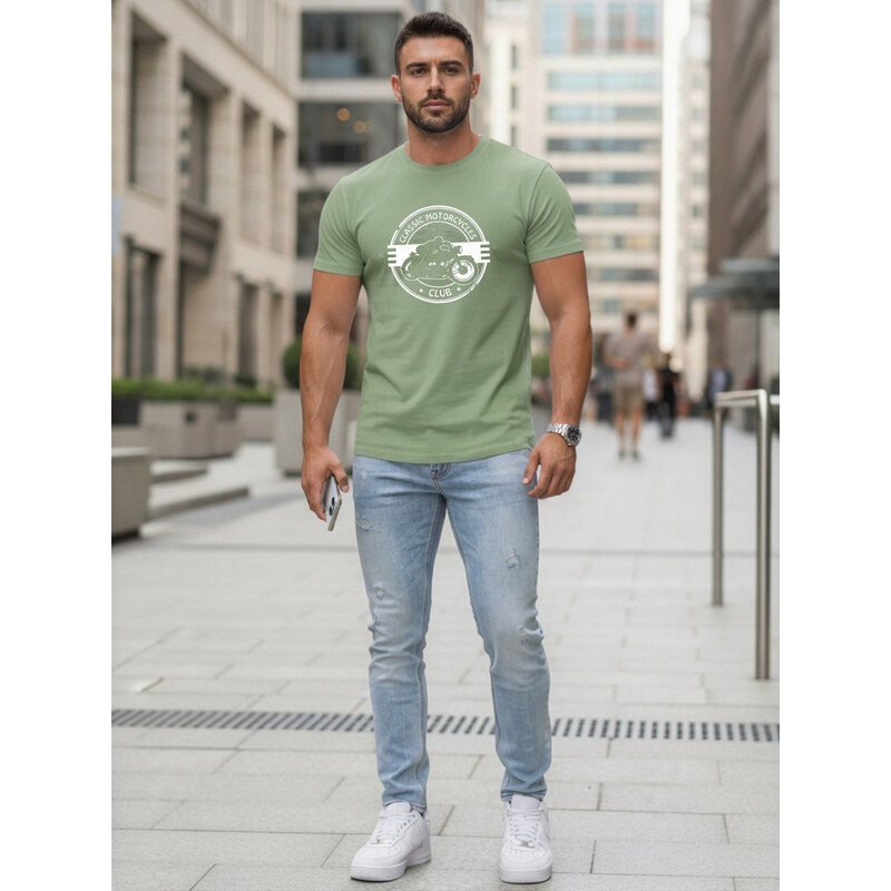Tshirt męski z nadrukiem model 22156970 - FashionStreet