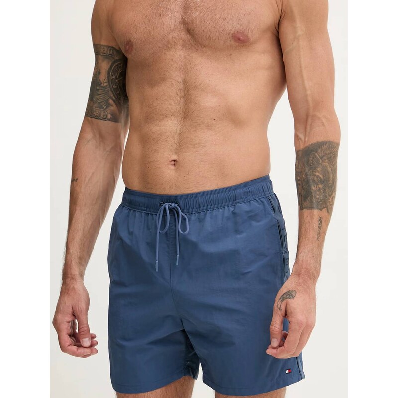 Tommy Hilfiger pánské modré plavky