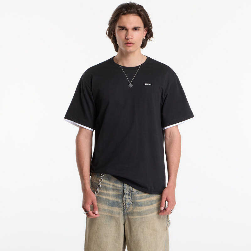 Tričko Karl Kani Retro Oversized T-Shirt Black S