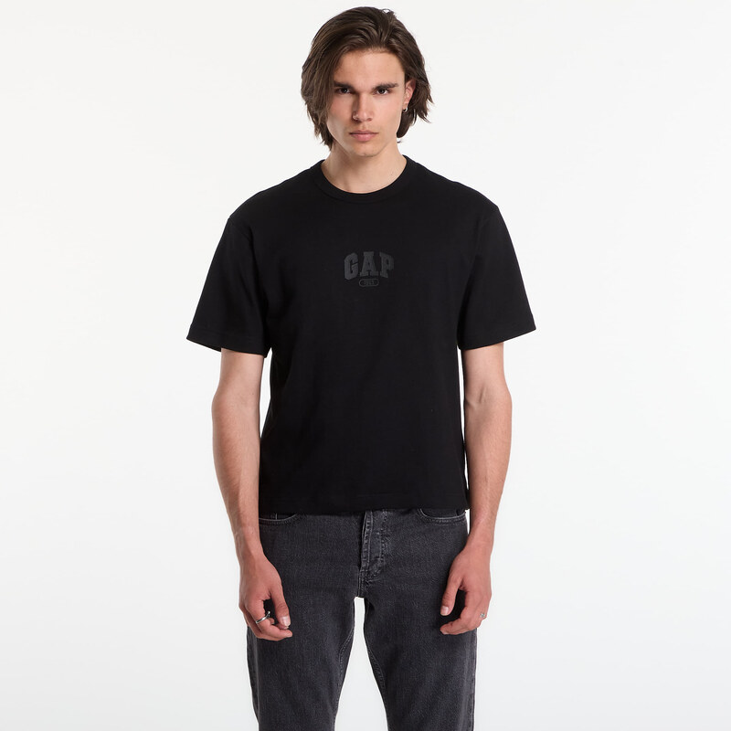Tričko GAP Intl Hvy Crop Logo T Black XL