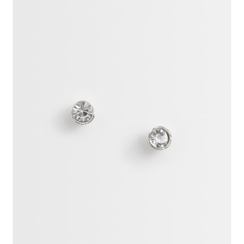Kingsley Ryan 2mm gemset round stud in sterling silver 115553172