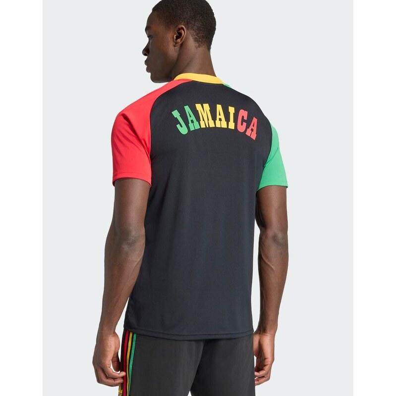 adidas performance Jamaica 26 x bob marley away pre match jersey