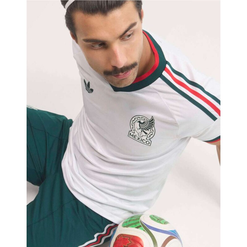 adidas performance Mexico 26 away authentic jersey in white