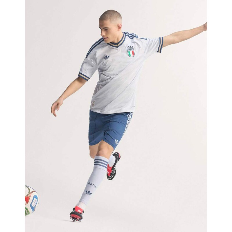 adidas performance Italy 26 away authentic jersey in aeroblue