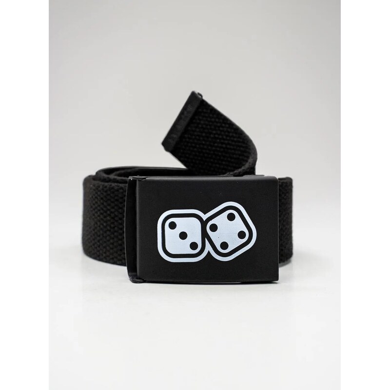 Plátěný pásek Lucky Dice černý