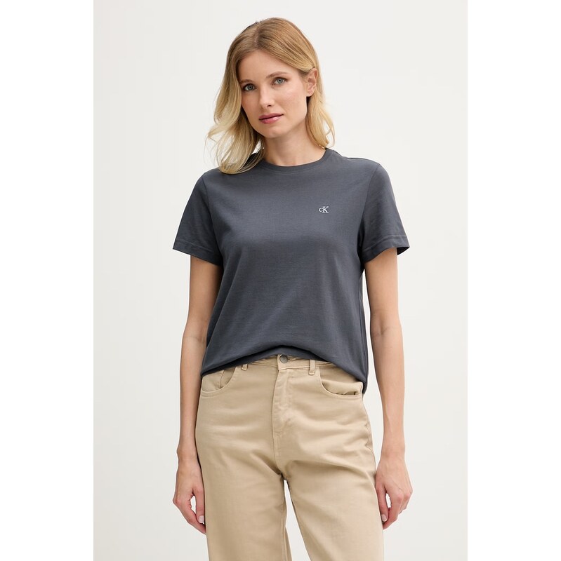 Calvin Klein Jeans basic tričko dámské bavlněné 115554006