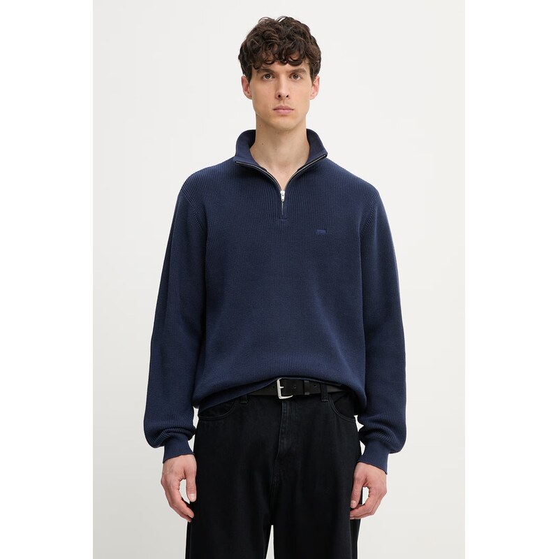 Levis svetr pánský s příměsí vlny LIGHTWEIGHT HM QUARTER ZIP