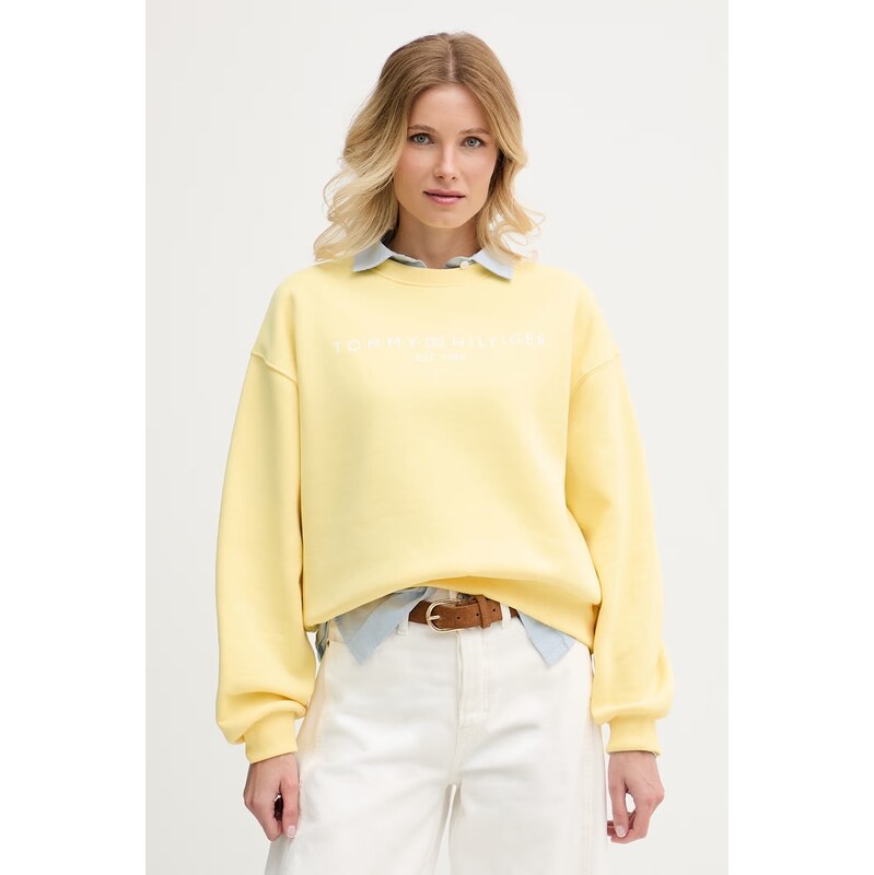 Tommy Hilfiger mikina dámská s bavlnou 115554010