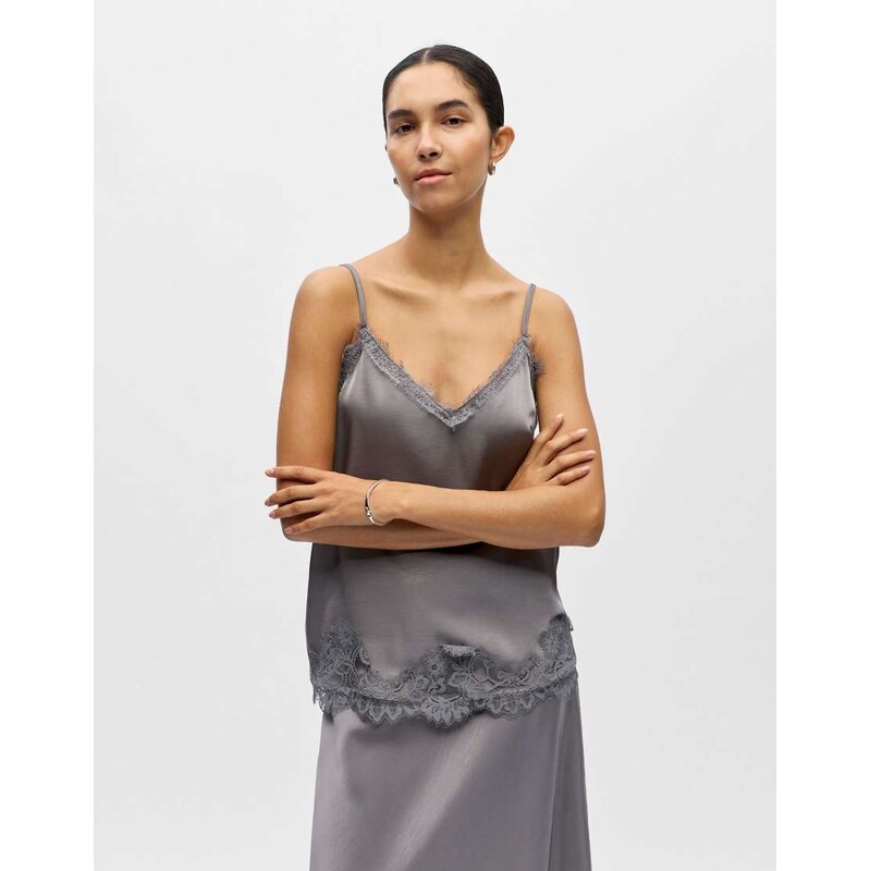 Object Camisole in brushed nickel-Grey 115555081
