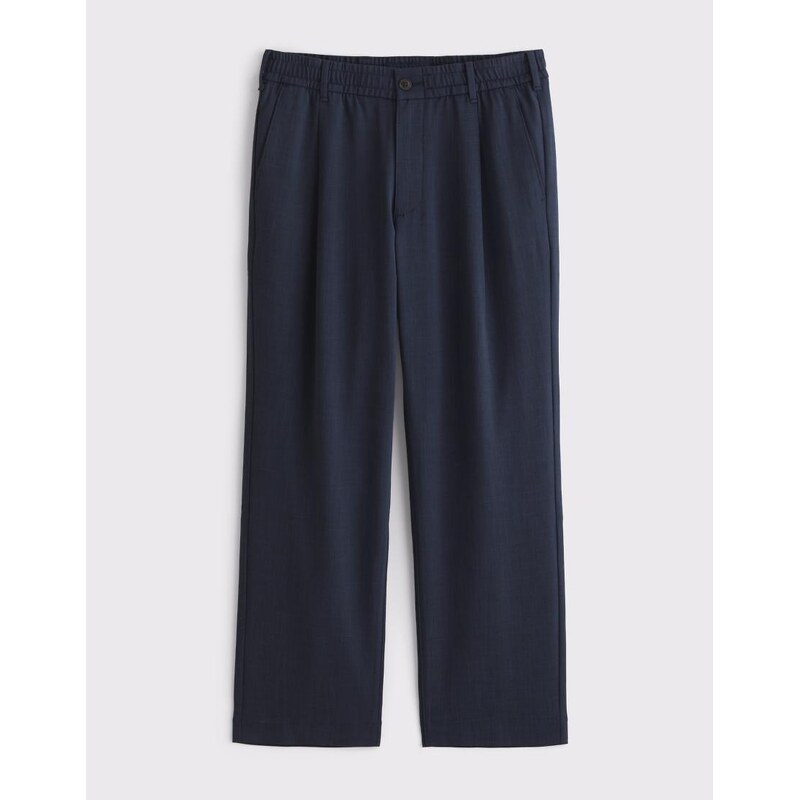 Abercrombie & Fitch baggy pull on trousers in navy