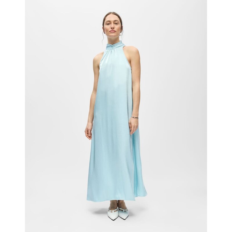 Object Maxi dress in winter sky-Blue