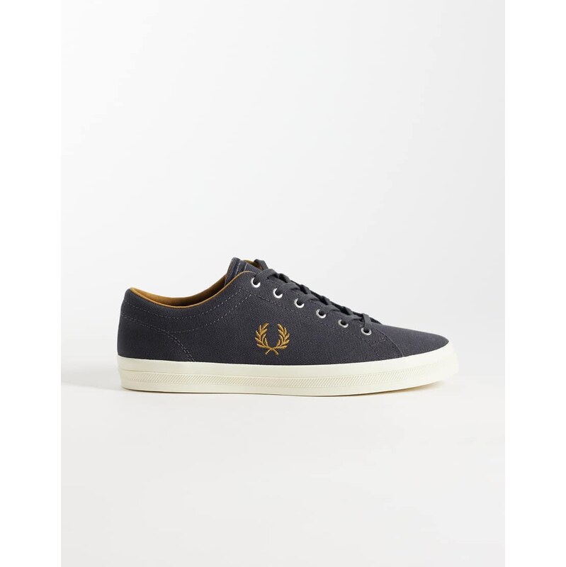 Fred Perry Baseline canvas trainer in grey