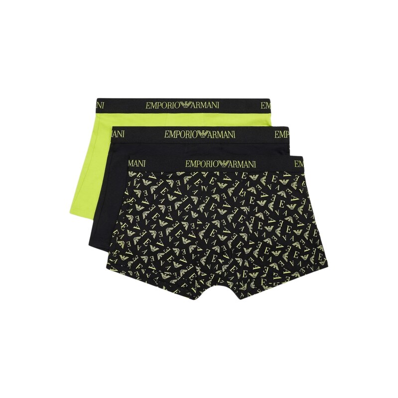 Emporio Armani Boxerky svítivě zelená / černá