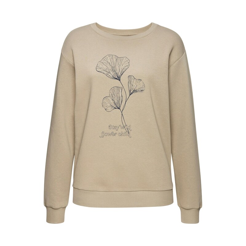 LASCANA Mikina marine modrá / khaki / bílá 115558162