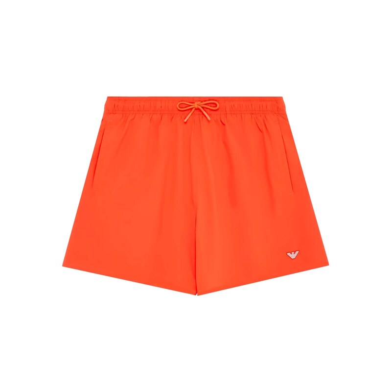 Emporio Armani Plavecké šortky oranžově červená