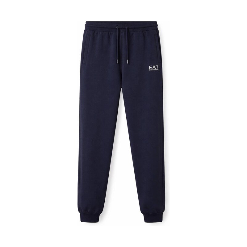EA7 Emporio Armani Kalhoty marine modrá / bílá